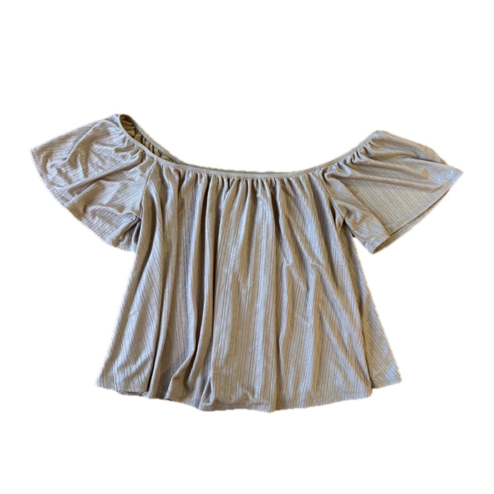 LAST CHANCE! Women's Zara Ribbed Off-the-Shoulder Top